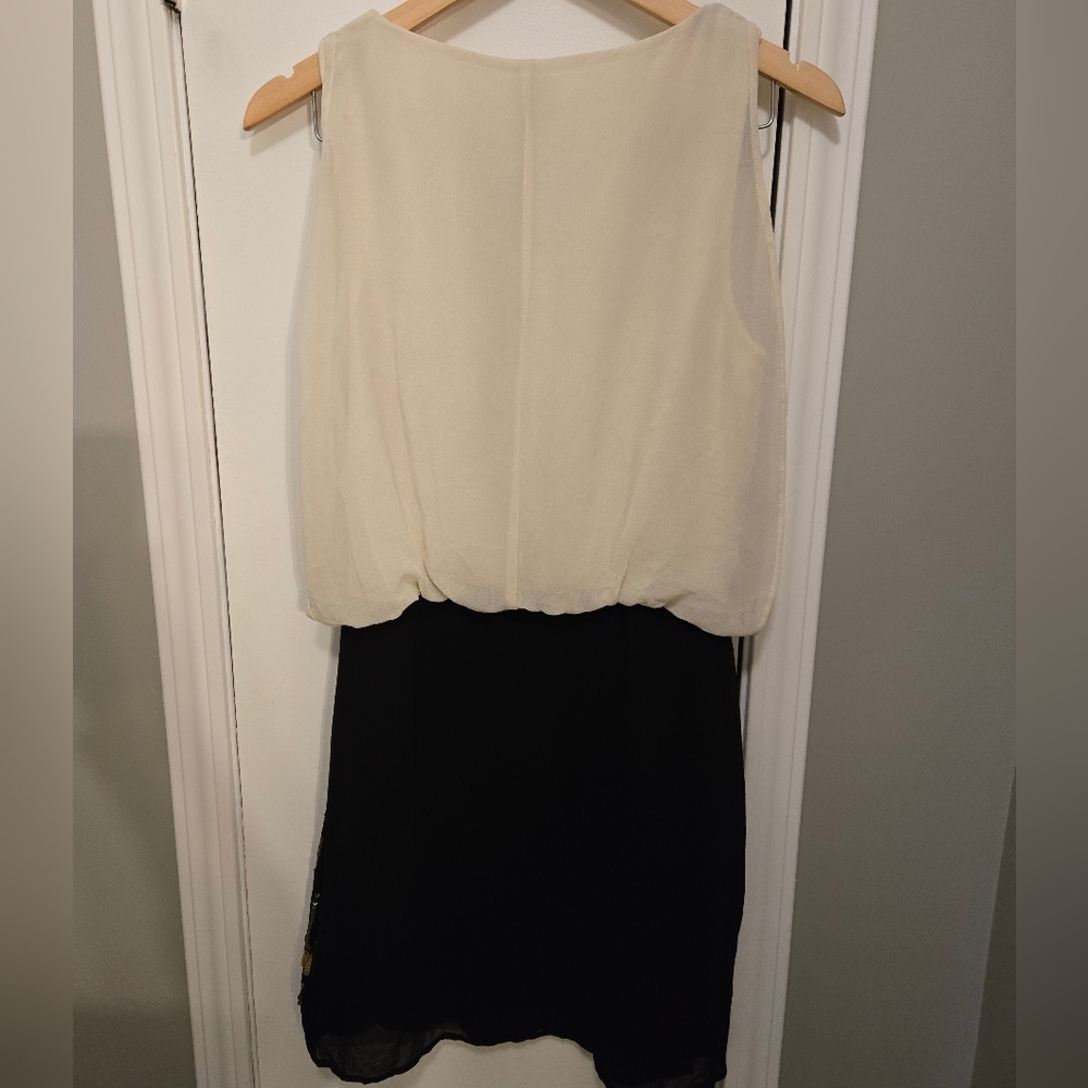 Vero Moda Sister Mini Dress Size Large White Asparagus - Picture 9 of 11